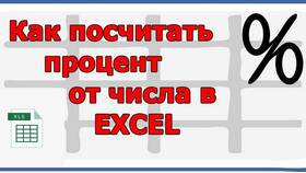 Как посчитать процент в Excel в Да