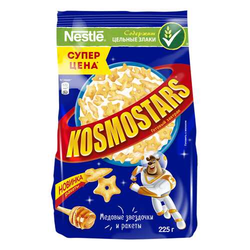 Готовые завтраки Nestle медовый пакет kosmostars 225 г в Да