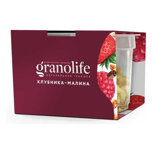 Гранола Granolife клубника-малина 60 г в Да