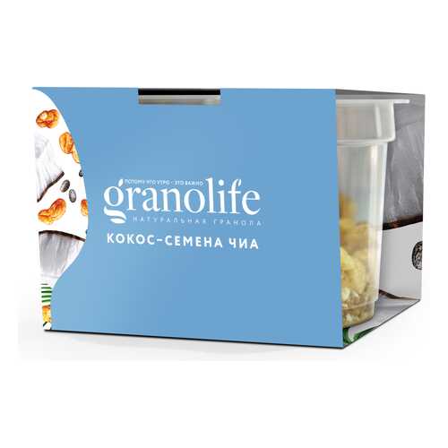 Гранола Granolife кокос-семена чиа 60 г в Да