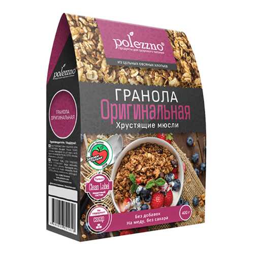 Гранола Polezzno оригинальная 400 г в Да