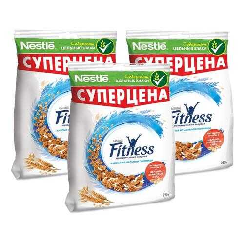 Хлопья Fitness пшеничные с витаминами и минералами 3*250 г в Да