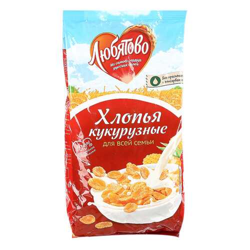 Хлопья Любятово кукурузные 300 г в Да