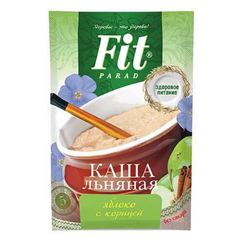Каша льняная Fit Parad яблоко с корицей в Да