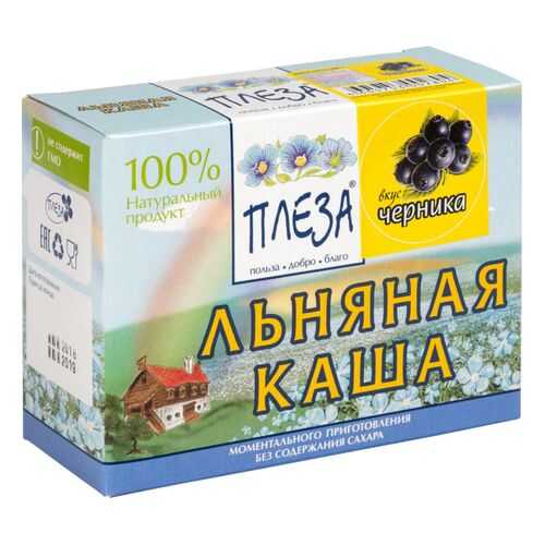 Каша льняная Плеза черника 200 г в Да