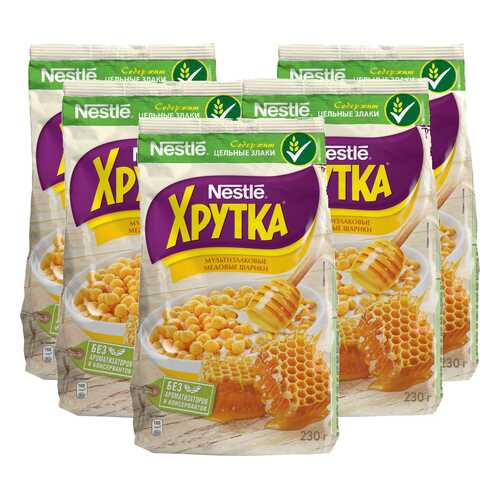 Шарики Хрутка медовые 5*230 г в Да