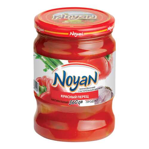Маринованный красный перец Noyan с растительным маслом 560 г в Да