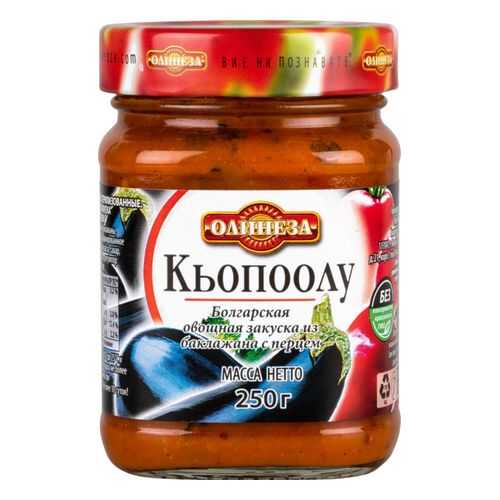 Овощная закуска Олинеза из баклажана с перцем кьопоолу 250 г в Да