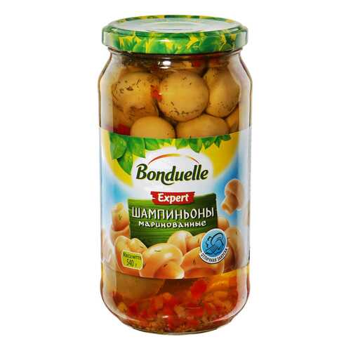 Шампиньоны целые маринованные Bonduelle 540г Польша в Да