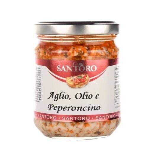 Соус итальянский Santoro из измельченного чеснока 180 г в Да