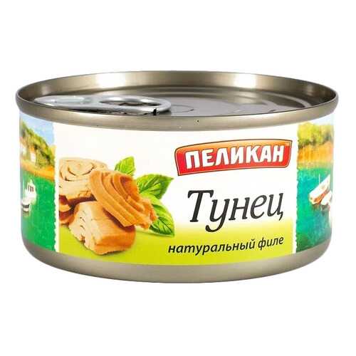 ТУНЕЦ ПЕЛИКАН НАТУР. ФИЛЕ 185 Г Ж/Б ГОЛДЭН ПРАЙЗ КЭНИНГ КО ТАИЛАНД в Да
