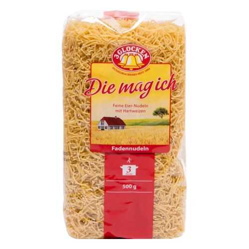 Макаронные изделия 3 Glocken fadennudeln die magich с яйцом 500 г в Да