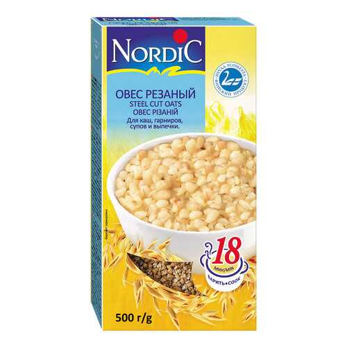 Овес Nordic резаный 500г в Да