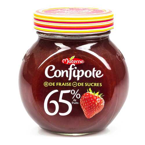 Варенье Confipote из клубники 65% фруктов, MATERNE, 350 г, Франция в Да