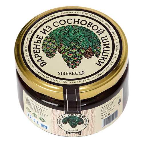 Варенье Sibereco из сосновой шишки 250 г в Да