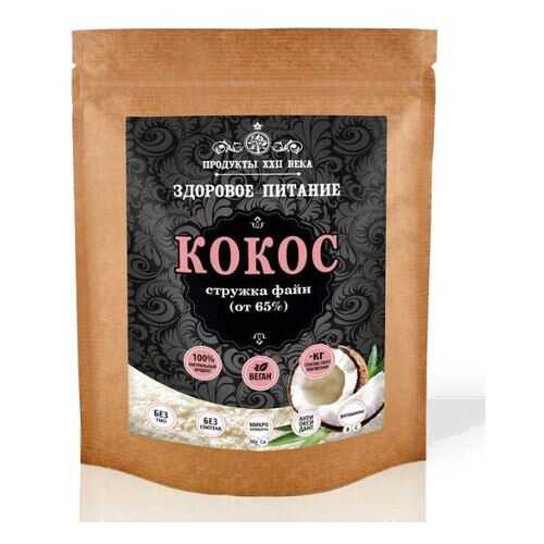 Кокосовая стружка файн Продукты XXII века от 65% 200 г в Да