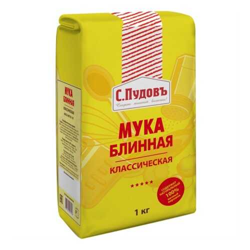 Мука блинная классическая С.Пудовъ 1 кг в Да