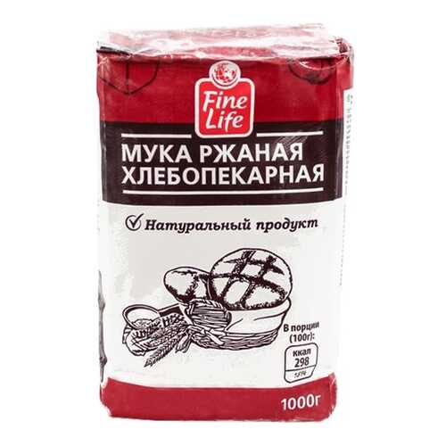 Мука ржаная Fine Life хлебопекарная 1 кг в Да