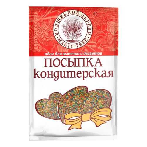 Посыпка кондитерская Волшебное дерево бисер разноцветный 40 г в Да
