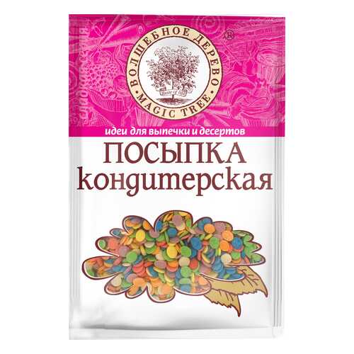 Посыпка кондитерская Волшебное дерево конфетти разноцветные 40 г в Да