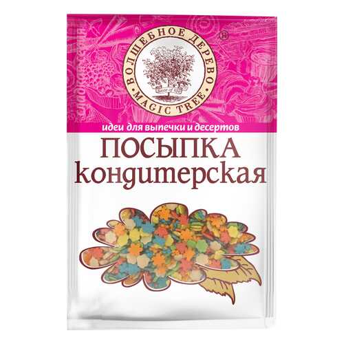 Посыпка кондитерская Волшебное дерево маргаритки 40 г в Да