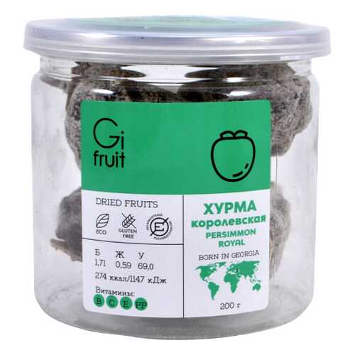 Хурма Королевская сушеная GIFRUIT, 200г в Да