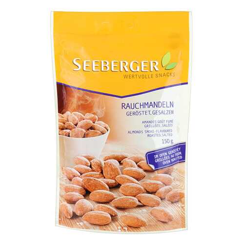 Миндаль копченый обжареный с солью Seeberger 150 г в Да