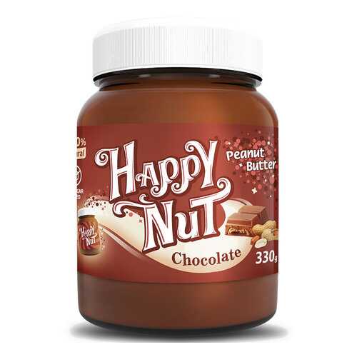 Арахисовая паста Happy nut с темным шоколадом 330 г в Да
