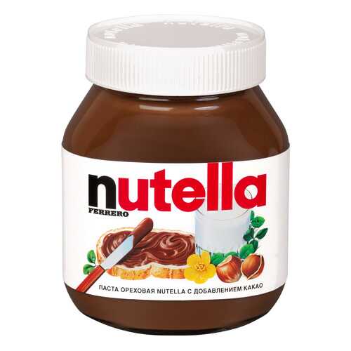 Паста шоколадная Nutella с добавлением какао 180 г в Да