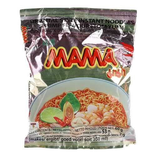Лапша быстрого приготовления Mama со вкусом кремовый том-ям 55 г в Да