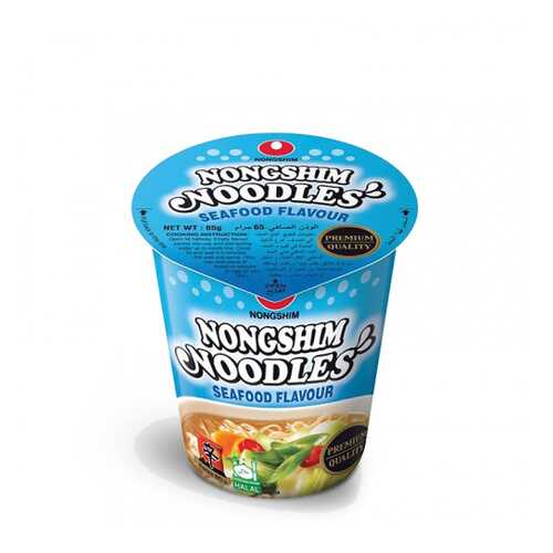 Лапша быстрого приготовления Nongshim с морепродуктами стакан 65 г в Да