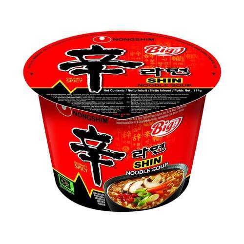 Лапша быстрого приготовления Шин Рамен Nongshim чашка 114 г в Да