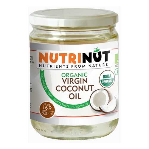 Кокосовое масло Nutrinut organic virgin coconut oil 500 мл в Да