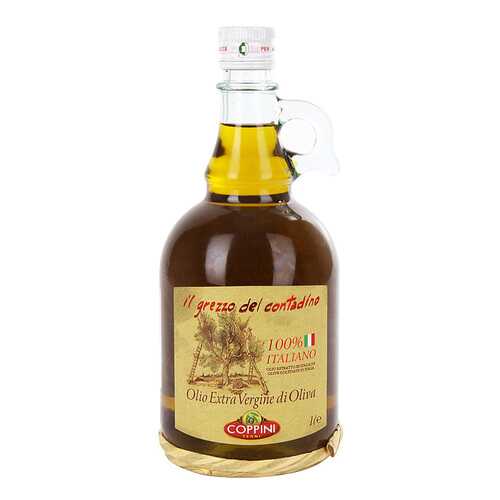 Масло оливковое Coppini Grezzo Contadino Extra Virgin нерафинированное 1 л в Да