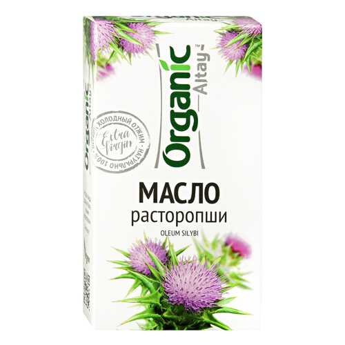 Масло расторопши Organic Life пищевое нерафинированное 100 мл в Да