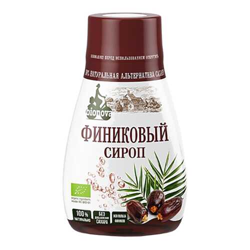 Сироп финиковый Bionova 230 г в Да
