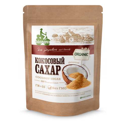 Сахар Bionova органический кокосовый 200 г в Да