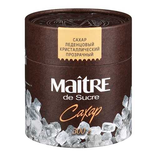 Сахар Maitre de Sucre леденцовый прозрачный кристаллический 300 г в Да
