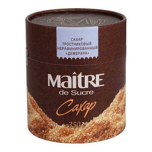 Сахар тростниковый Демерара Maitre de Sucre 350 г, Россия в Да