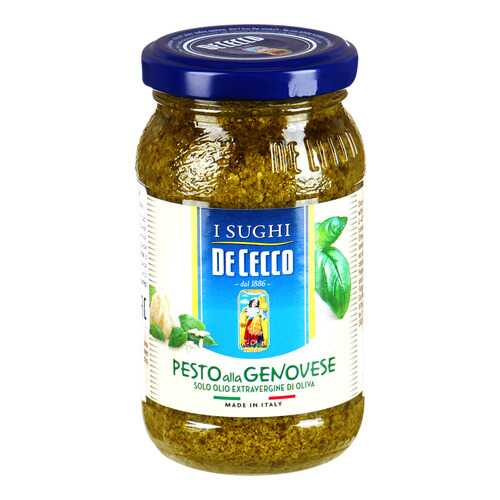Соус De cecco pesto alla genovese на основе растительных масел 200 г в Да