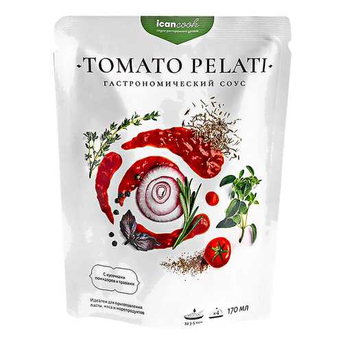 Соус icancook Tomato pelati гастрономический 170 мл в Да