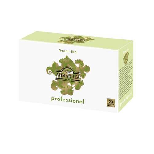 Чай Ahmad Tea Professional, Зелёный чай, листовой, в пакетах для чайников, 20х5г в Да