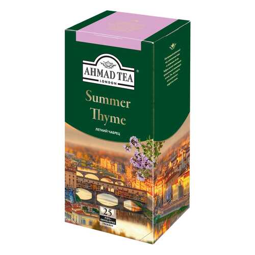 Чай черный Ahmad Tea summer thyme 25 пакетиков в Да