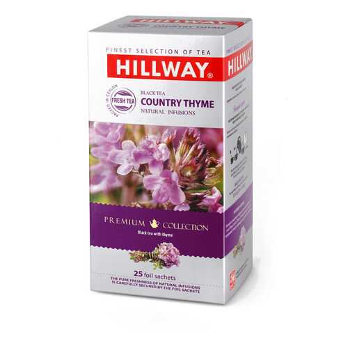 Чай черный байховый HILLWAY Луговой Чабрец, 25 пак. в Да