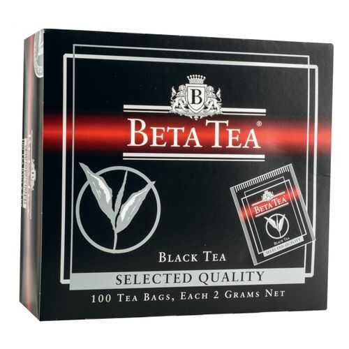 Чай черный Beta Tea selected quality 100 пакетиков в Да