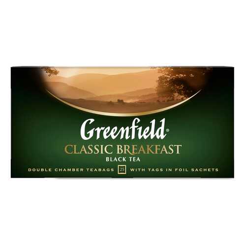 Чай черный Greenfield Classic Breakfast 25 пакетиков в Да
