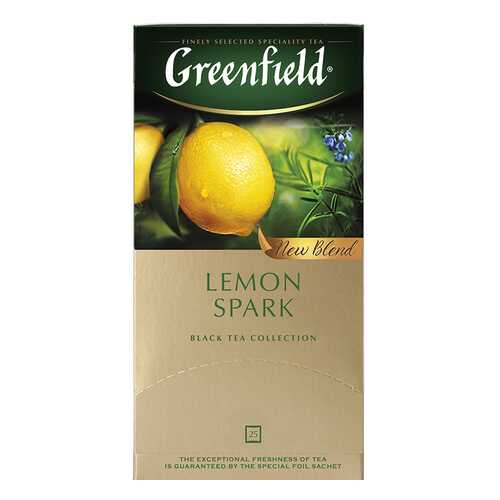 Чай черный Greenfield Lemon Spark 25 пакетиков в Да