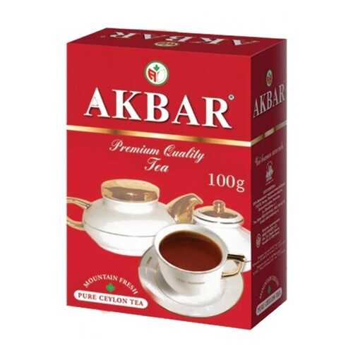 Чай черный листовой Akbar red&white 100 г в Да