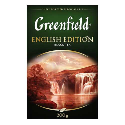 Чай черный листовой Greenfield English Edition 200 г в Да