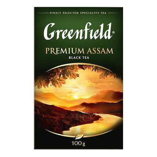 Чай черный листовой Greenfield Premium Assam 100 г в Да